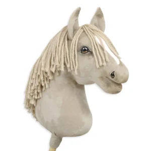 Cremello | Premium Steckenpferd | Größe A3