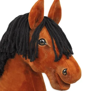 Alternative view of hellbraunes Pferd | Premium Steckenpferd | Größe A3