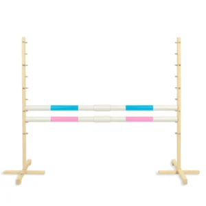 Alternative view of Set Springhindernis | 2x Stange | Breite 160 cm | Hellblau und Hellrosa