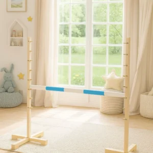 Alternative view of Set Springhindernis | 1x Stange | Breite 120 cm | Hellblau
