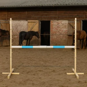 Alternative view of Set Springhindernis | 1x Stange | Breite 160 cm | Hellblau