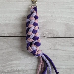 Alternative view of geflochtener Anbinder für Steckenpferde | Violett - Dunkellila - Lavendel