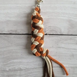 Alternative view of geflochtener Anbinder für Steckenpferde | Hellbeige - Braun - Terracotta