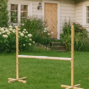 Alternative view of Set Springhindernis | 1x Stange | Breite 160 cm | Beige