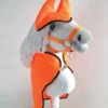 Set Fleecedecke und Ohrenschützer A3 | Neonorange