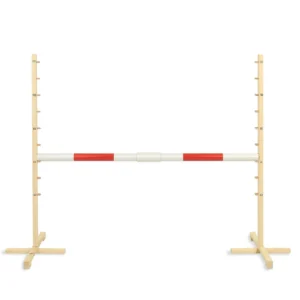 Set Springhindernis | 1x Stange | Breite 160 cm | Rot