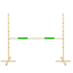 Set Springhindernis | 1x Stange | Breite 160 cm | Grün