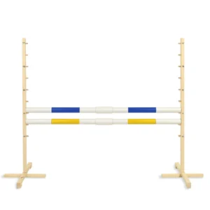 Alternative view of Set Springhindernis | 2x Stange | Breite 160 cm | Blau und Gelb