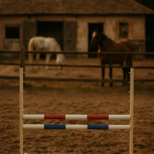 Alternative view of Set Springhindernis | 2x Stange | Breite 120 cm | Rot und Blau