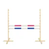 Set Springhindernis | 2x Stange | Breite 120 cm | Pink und Blau