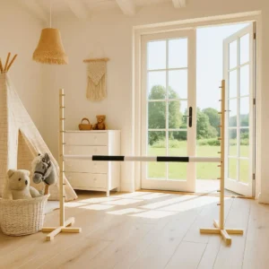 Alternative view of Set Springhindernis | 1x Stange | Breite 120 cm | Schwarz
