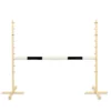 Set Springhindernis | 1x Stange | Breite 160 cm | Schwarz