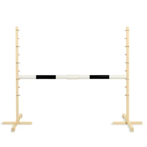 Set Springhindernis | 1x Stange | Breite 160 cm | Schwarz