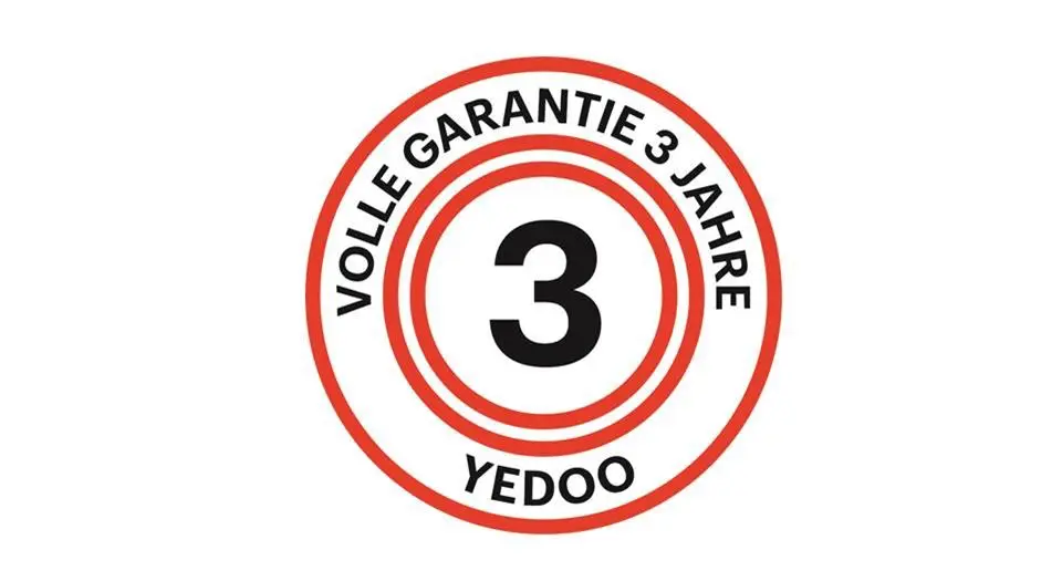 Yedoo 3 Jahre Herstellergarantie